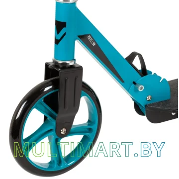 Самокат Novatrack Polis Plastic 200P.POLIS.GN22 (синий/зеленый, 2019) картинка 4
